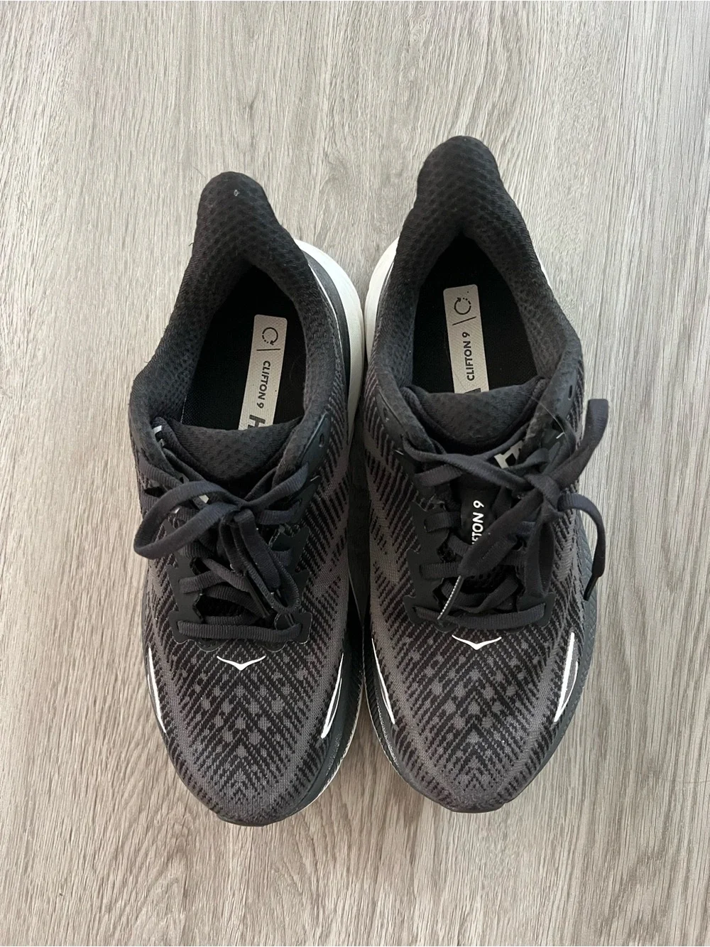 Hoka Black Athletic Running Shoes